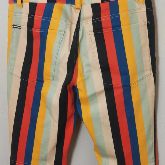 Alice + Olivia Multicolor Striped Jeans - Picture 3 of 7